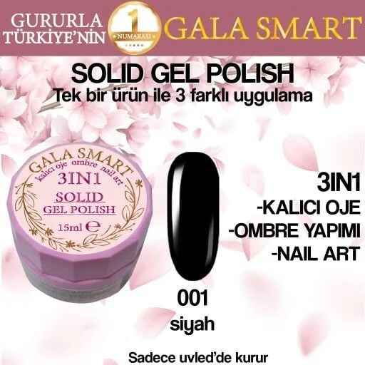Solid Gel Polish 3 in 1