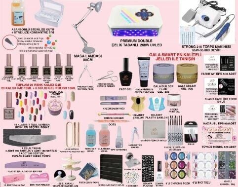 Profesyonel Kalıcı Oje ve Protez Tırnak Setler