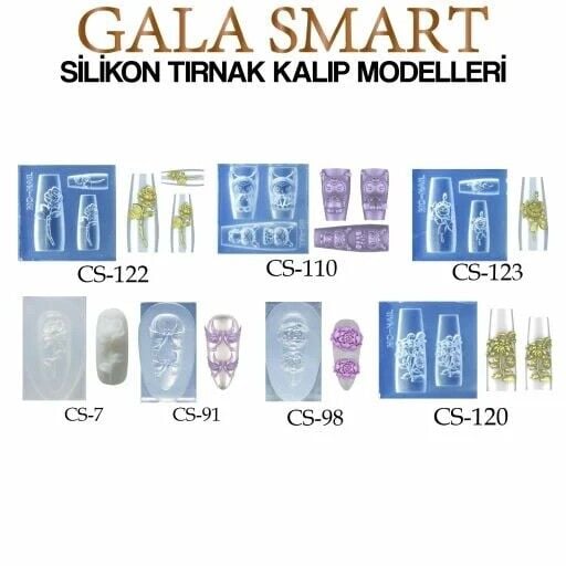3D Kalıp ve Silikon Tırnak Modelleri