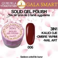Gala Solıd Gel Polısh 15 Ml No 006