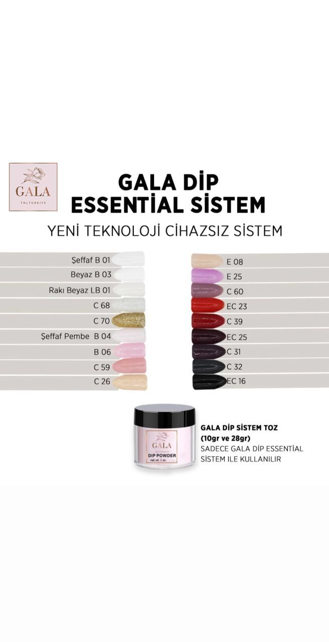 Gala Dip Sistem Toz 28 Gr C68