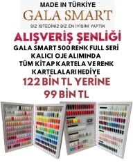 500 Renk Kalıcı Oje Serisi ( Kitap Kartela Hediye )