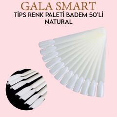Tips Renk Paleti Badem 50 Li - Naturel Kartela TİPS RENK PALETİ 50 Lİ NATUREL