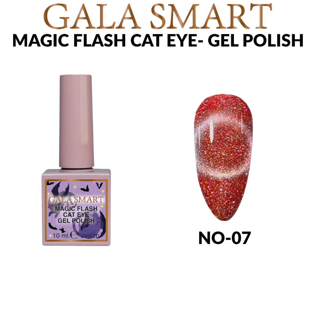 Magic Flash Cat Eye Gel Polish 10ML No:7 Kırmızı