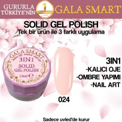 Gala Solıd Gel Polısh 15 Ml No 024