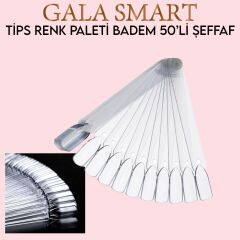 Tips Renk Paleti Badem 50 Li - Şeffaf Kartela