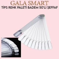 Tips Renk Paleti Badem 50 Li - Şeffaf Kartela