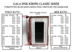 Gala Classic İpek Kirpik 0.07 D Mix Kutu (7Mm-15Mm)