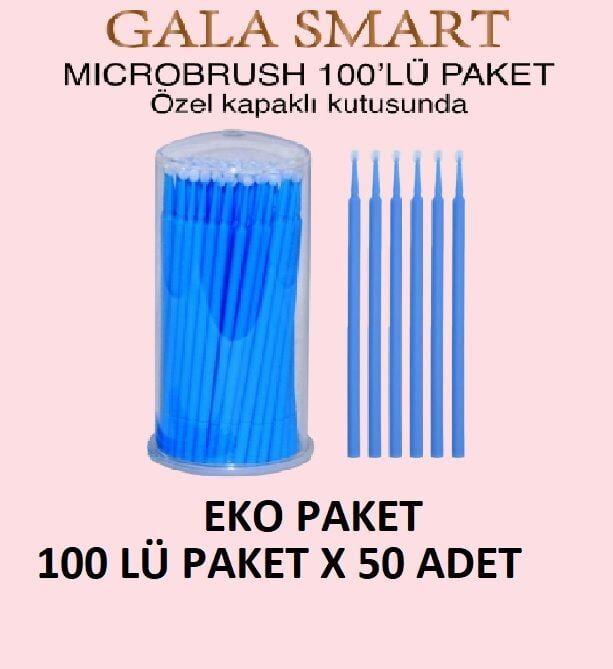 Microbrush Eko Paket 100 Lü Paket X 50 Adet