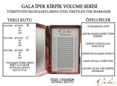 3D Hazır Demet İpek Kirpik - 0.07 D Mix Boy - Hacimli Kirpik