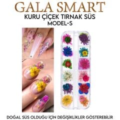 Kuru Çiçek Tırnak Süs- Model:S