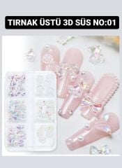 3D Tırnak Süs - No:1