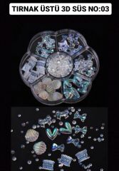 3D Tırnak Süs - No:3