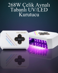 Premium Double 268 W UVLED Kurutucu – Çelik Aynalı Tabanlı