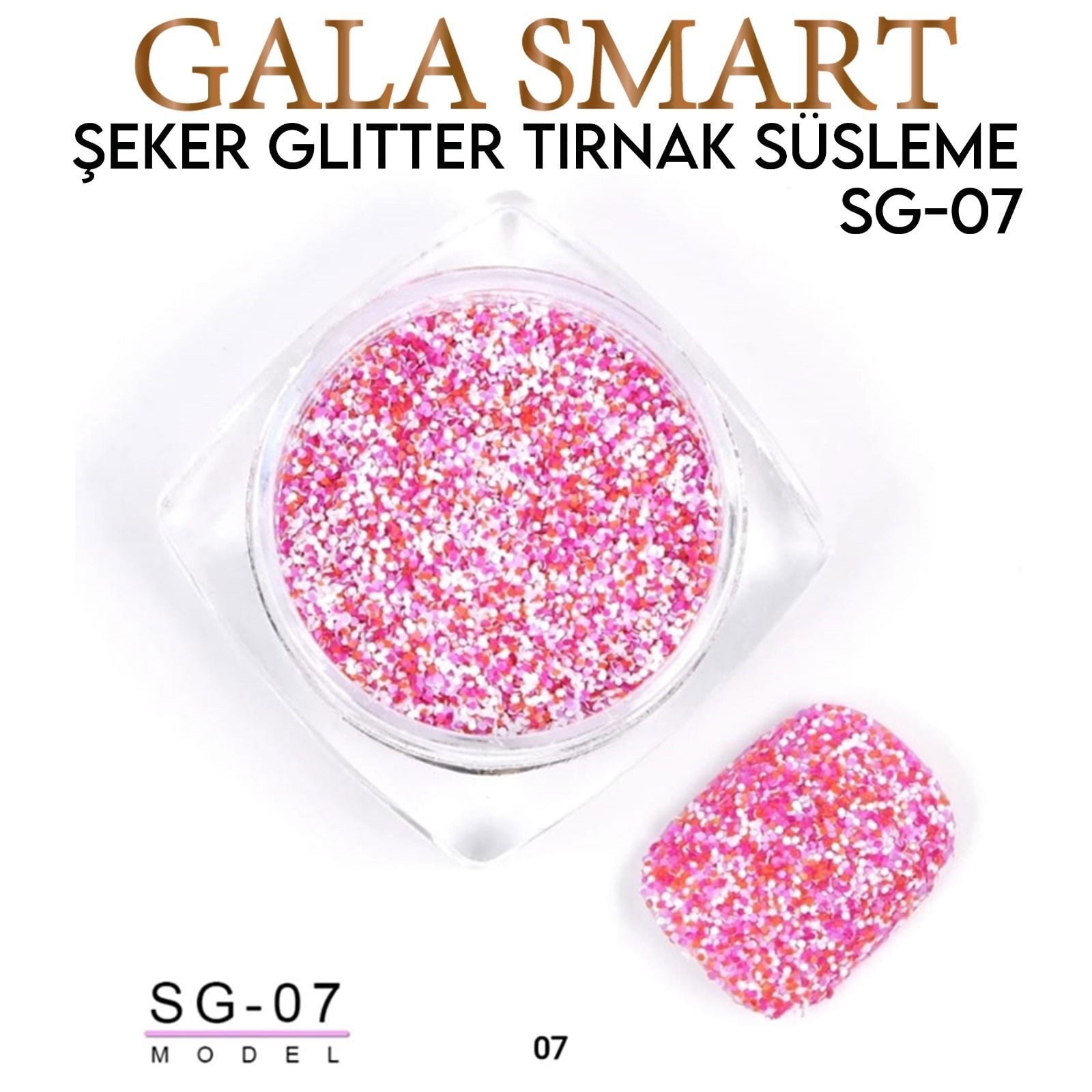 Şeker Glitter Tırnak Süsleme No:Sg-07