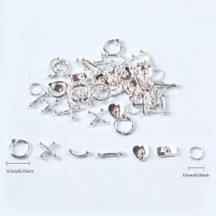 Özel Metal Tırnak Süs No:2