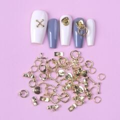 Özel Metal Tırnak Süs No:3