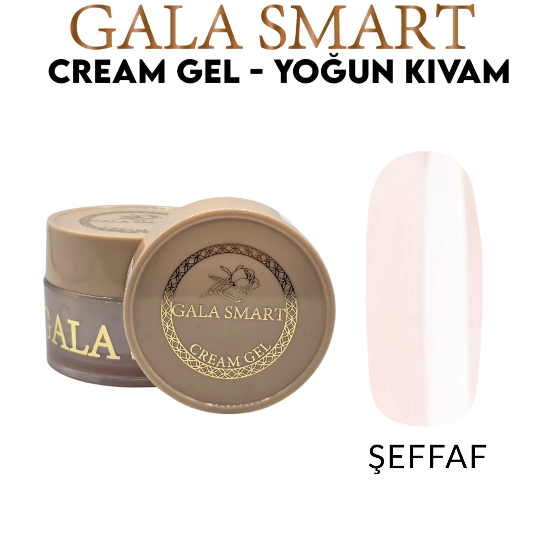 Gala Smart- Cream Gel 50 G Clear (Şeffaf)