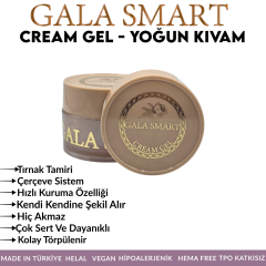 Gala Smart- Cream Gel 50 G Clear (Şeffaf)