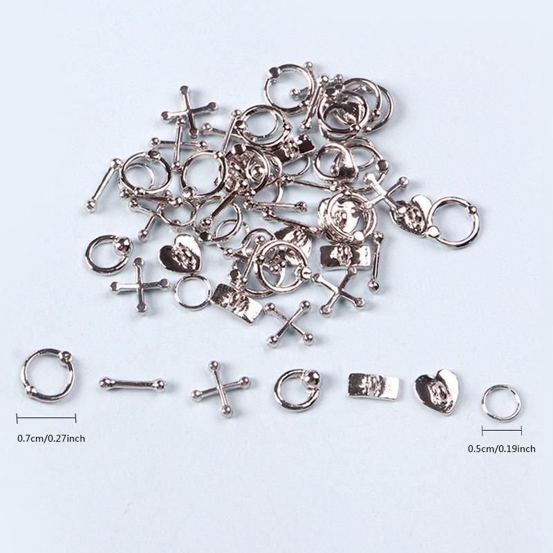 Özel Metal Tırnak Süs No:4