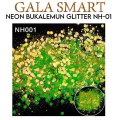 Neon Bukalemun Glitter Süs - Nh-01