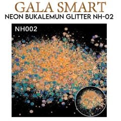 Neon Bukalemun Glitter Süs - Nh-02