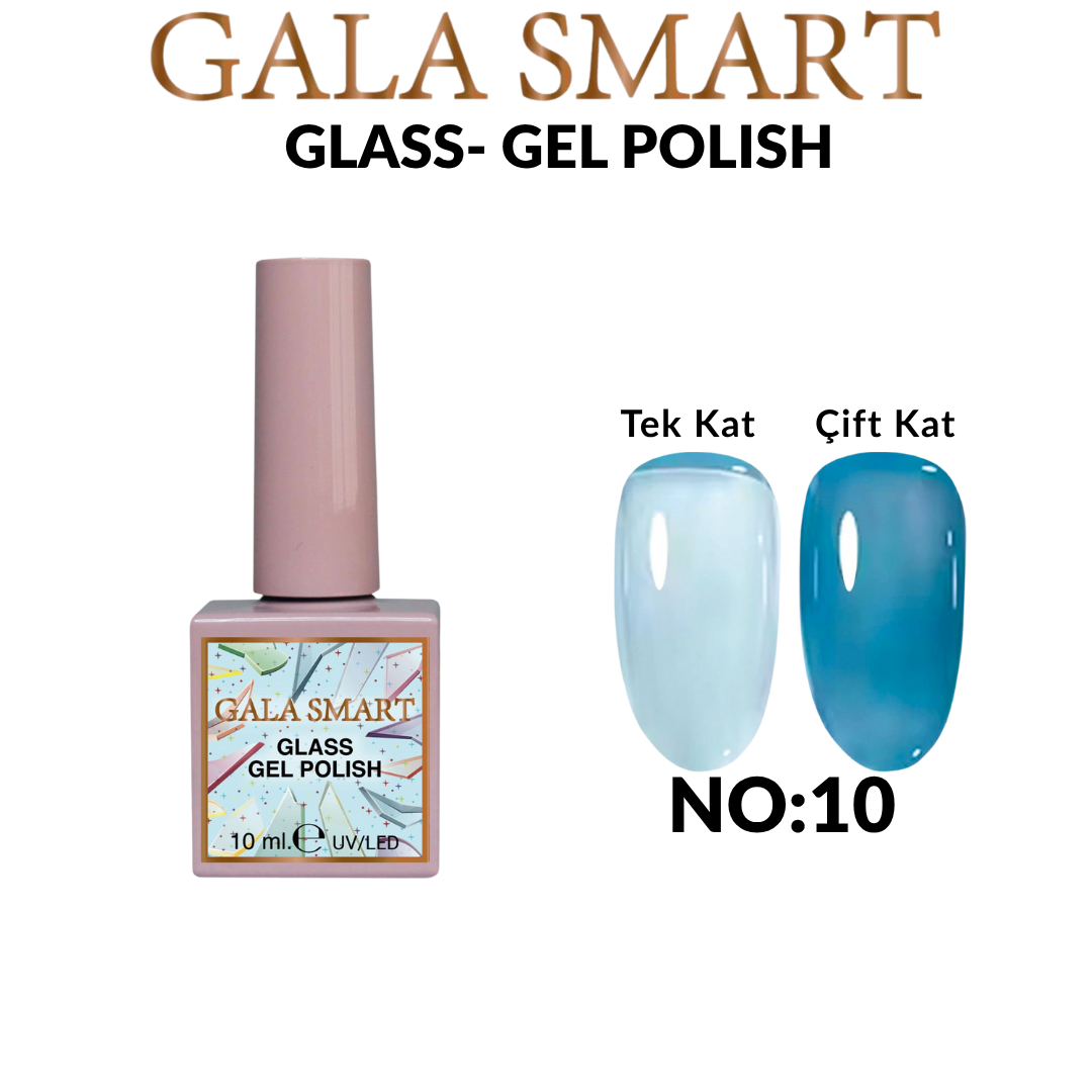Glass Kalıcı Oje  10 Mle No:10