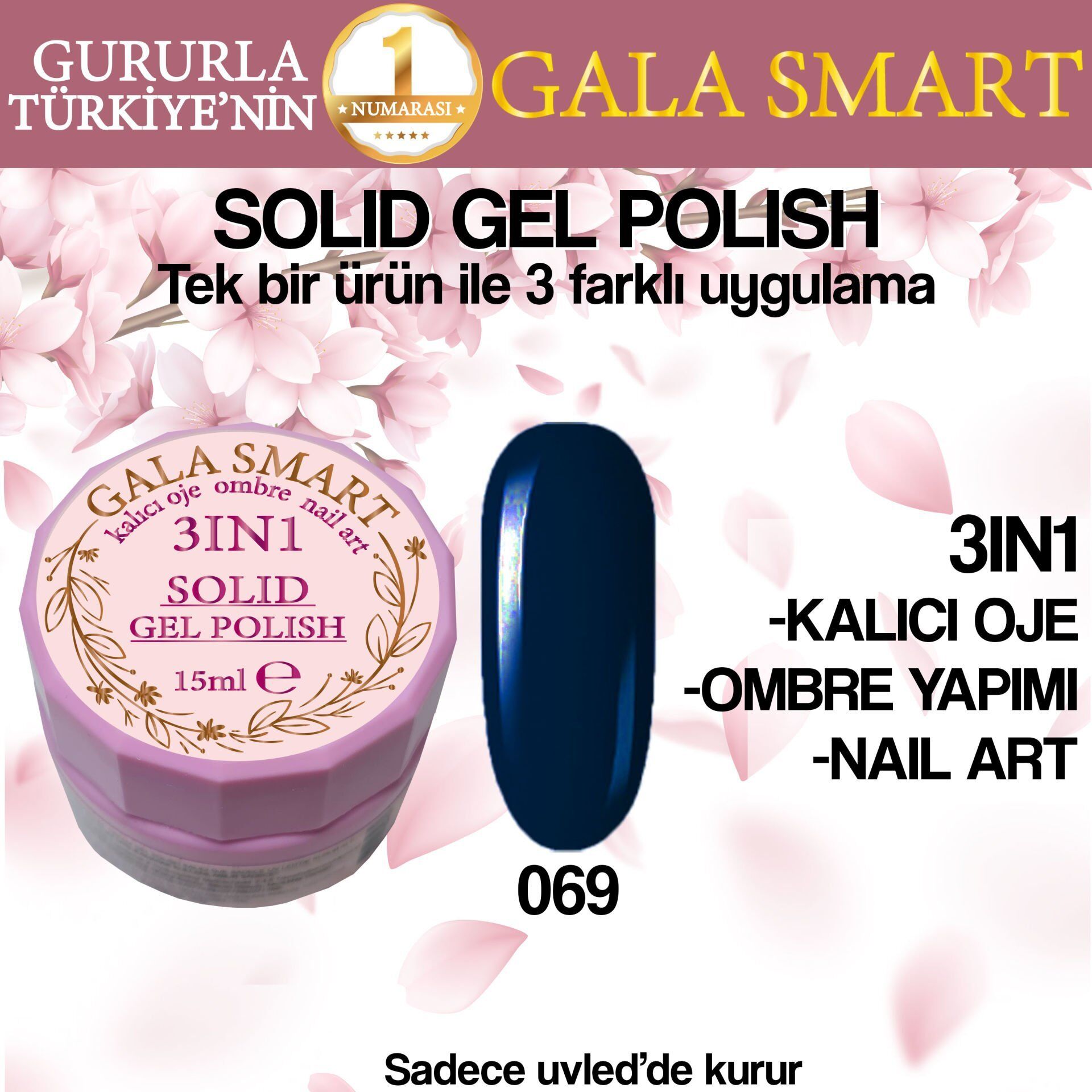Gala Solıd Gel Polısh 15 Ml No 069