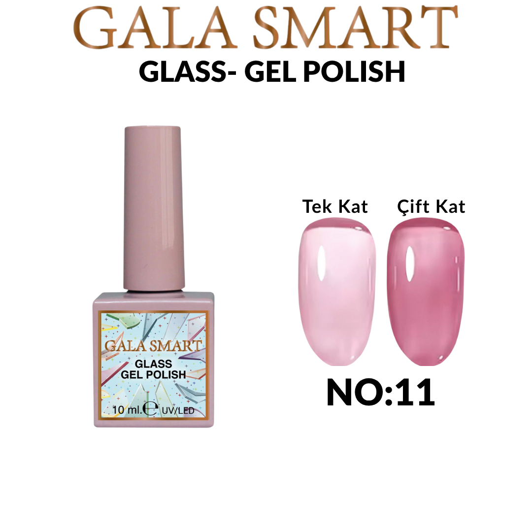 Glass Kalıcı Oje  10 Mle No:11