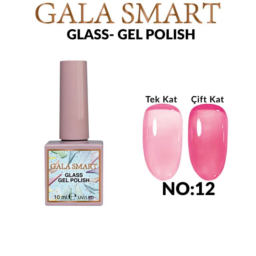 Glass Kalıcı Oje  10 Mle No:12