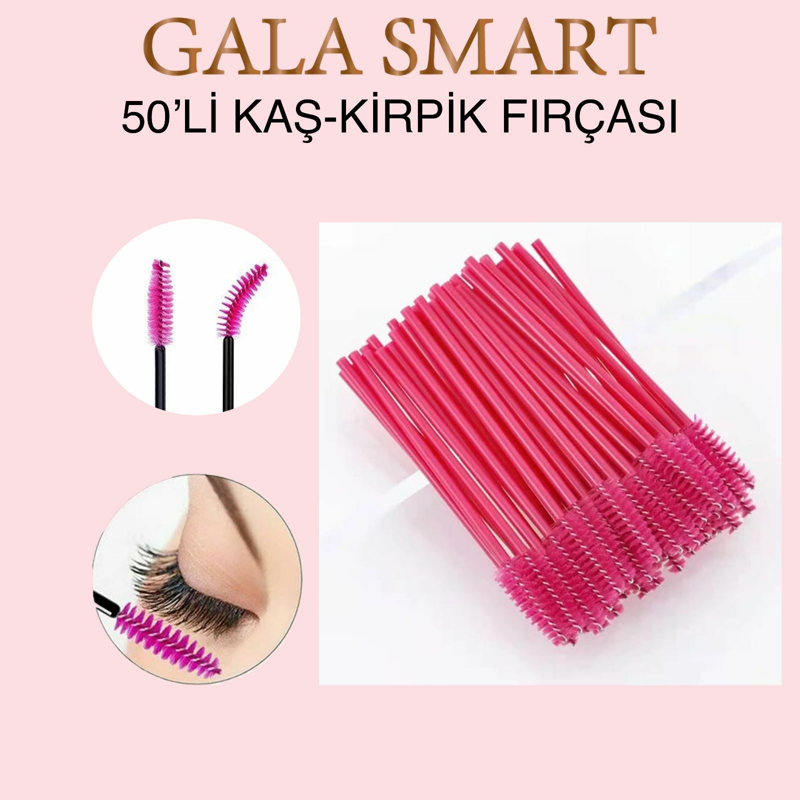 Kaş&Kirpik Fırçası - 50 Li