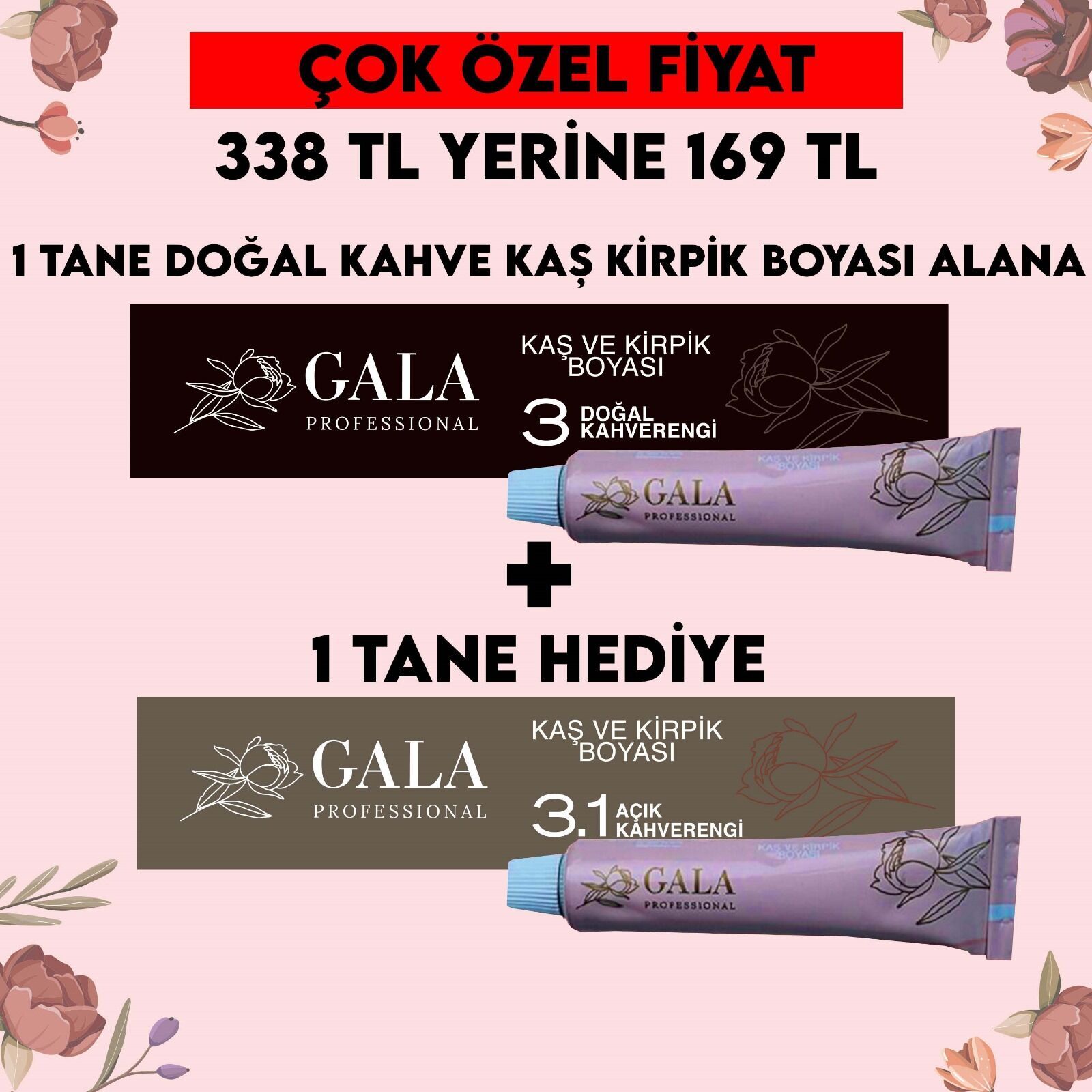 Kaş & Kirpik Boyası 1+1 Kampanya No:4