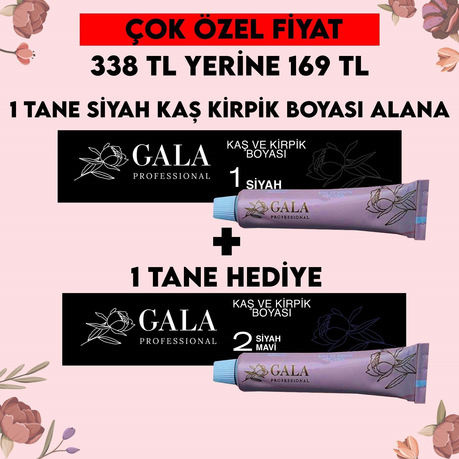 Kaş & Kirpik Boyası 1+1 Kampanya No:5