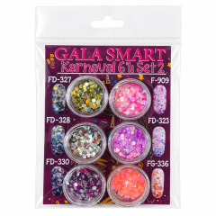 Karnaval Pul Süs 6 Lı Set-2