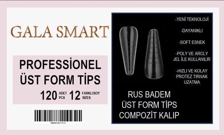 Üst Form Tips Rus Badem - 120 Lİ