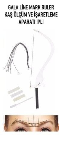 Tnl Line Mark Ruler Kaş Ölçüm Ve İşaretleme Aparatı İpli