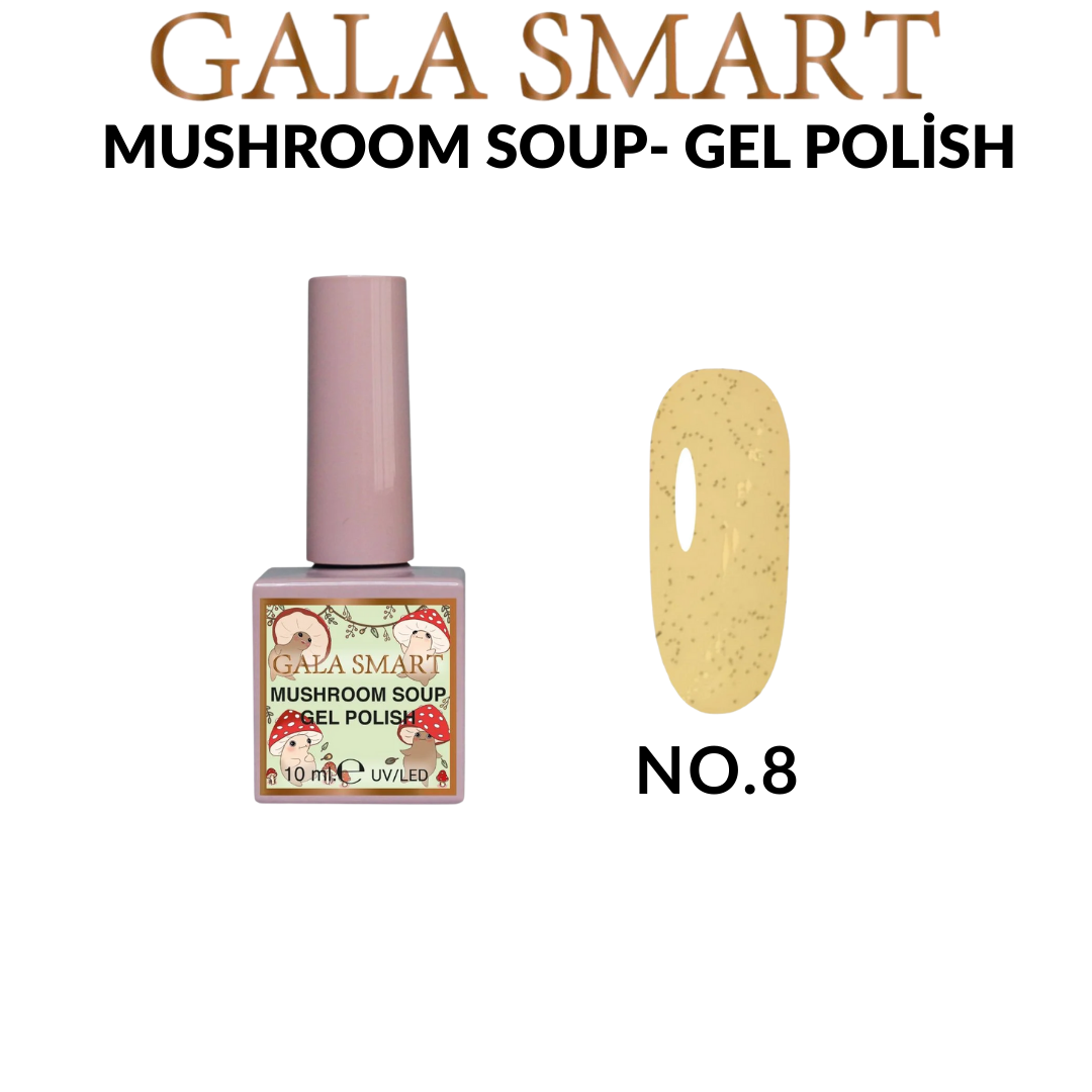 Gala Smart - Mushroom Soup Kalıcı Oje - No:8