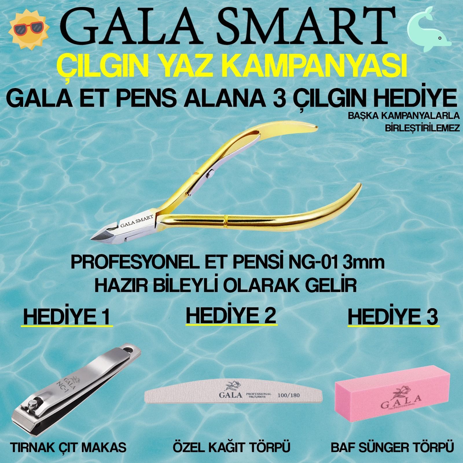 Özel Kampanya - Ng-01 Smart Katikül Et Pensi 3 Mm - Altın Renk