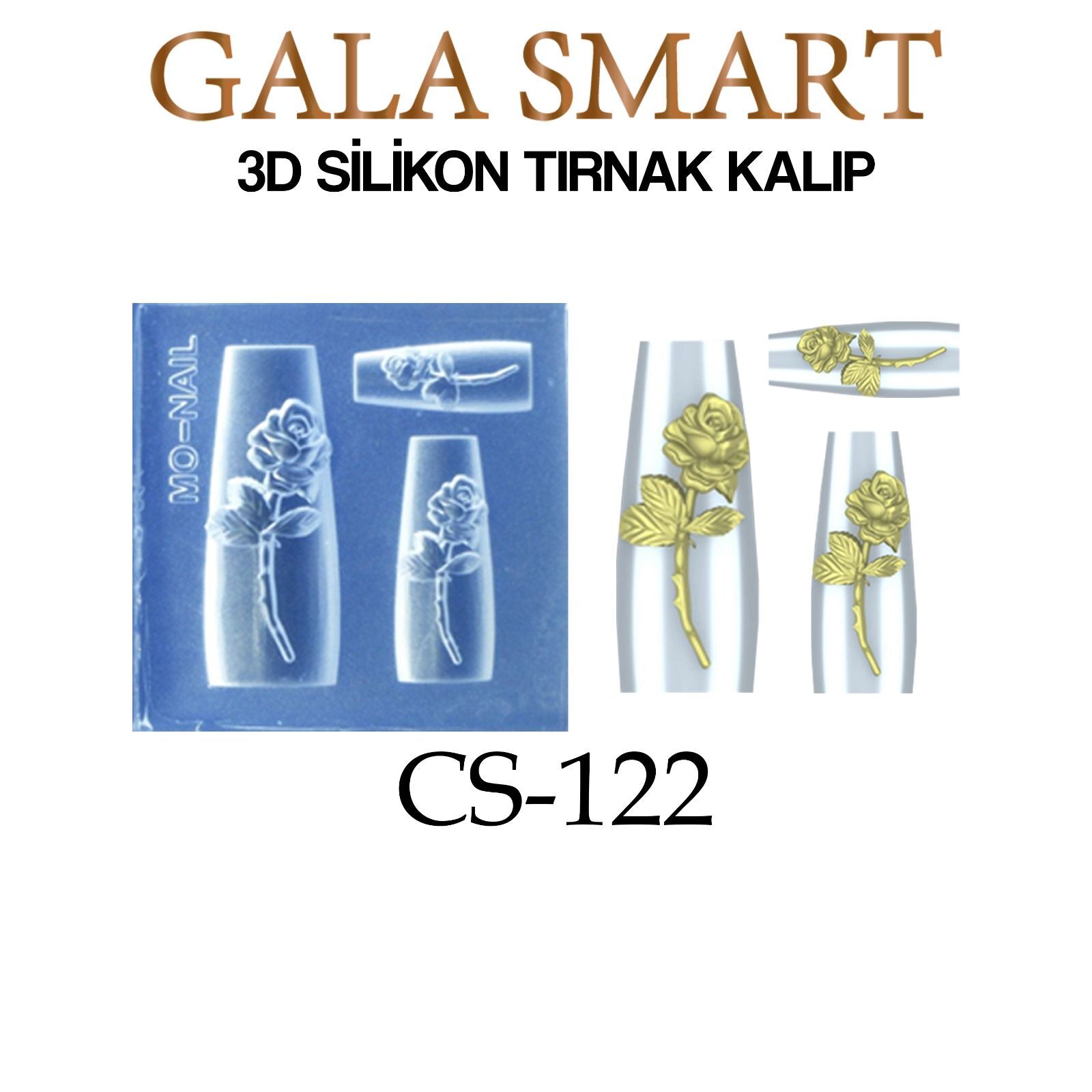 Silikon Tırnak Kalıp - Model: Cs-122