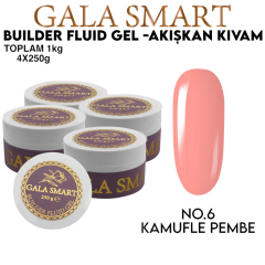 Gala Smart Builder Fluid Gel 1000 G | Kamufle Pembe Eko Paket No:6