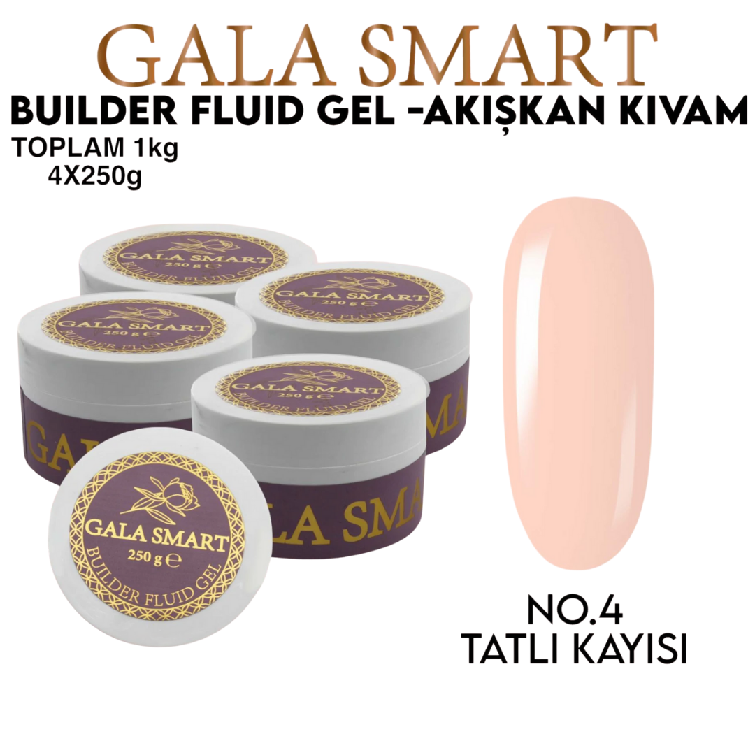Gala Smart Builder Fluid Gel-Eko Paket 1000 G - No:04