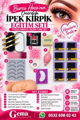 İpek Kirpik Eğitim Seti | Gema Kozmetik