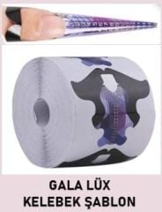 Gala Kelebek Mor Şablon - 500'lü