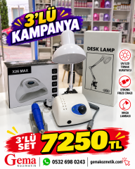 3'LÜ PROFESYONEL CİHAZ TIRNAK SETİ
