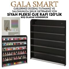 Gala Smart Oje Rafı (Siyah - 120'li)