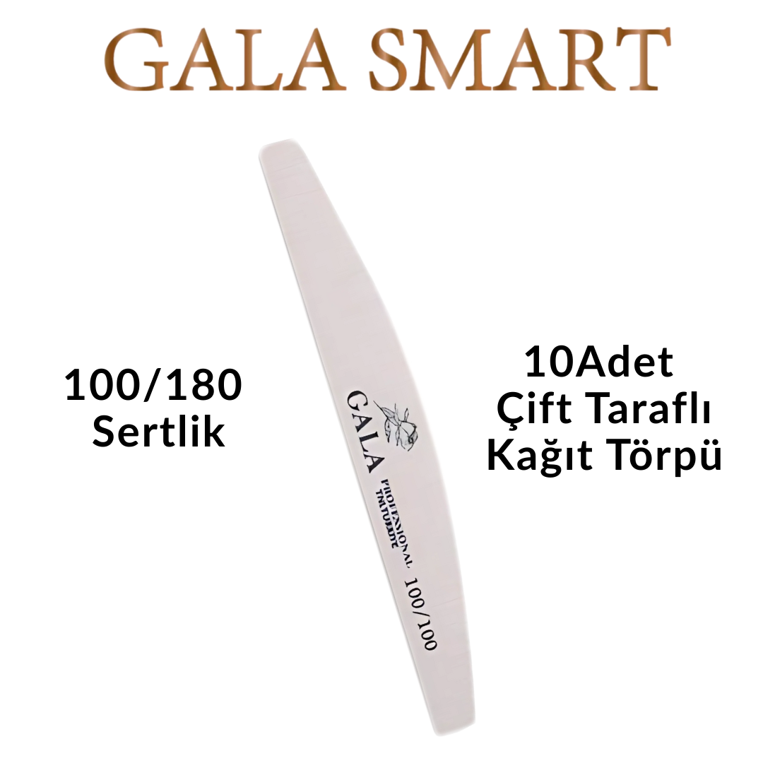 Gala Çift Taraflı Törpü 100/180 - 10'lu Paket
