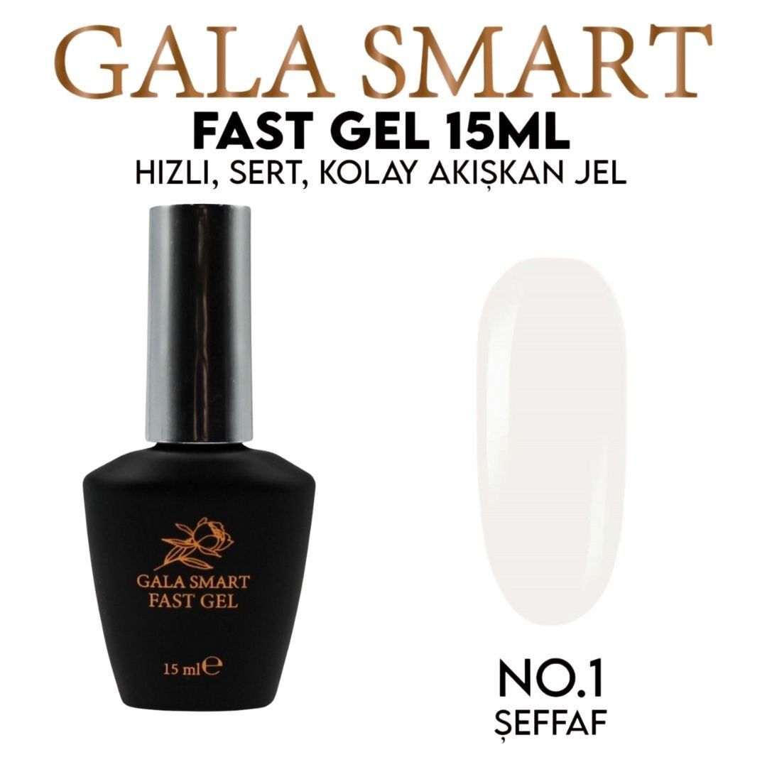 Gala Smart - Fast Gel 15 Ml - No:1 (Şeffaf)