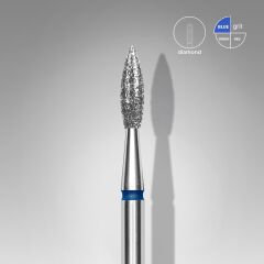 Expert Elmas Sivri Alev Freze ,Mavi , Çap 2,3 Mm / Çalışma Kısmı 8 Mm