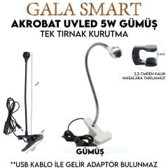 Akrobat Uvled Kurutucu 5W - Renk: Gümüş