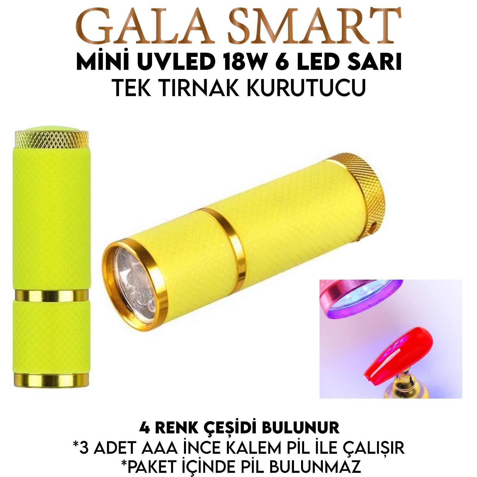 Fener Uvled Kurutucu - Sarı Renkli